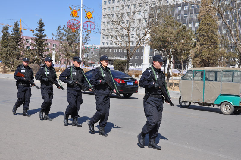 特警巡邏守護(hù)平安