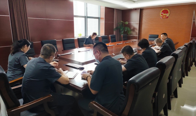 今年8月下旬，召開審判執(zhí)行質(zhì)效指標(biāo)工作調(diào)度會(huì)。_編輯