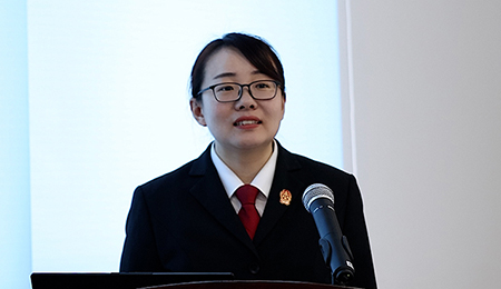 錦州市古塔區(qū)人民法院執(zhí)行局法官汪琳匯報結(jié)項課題